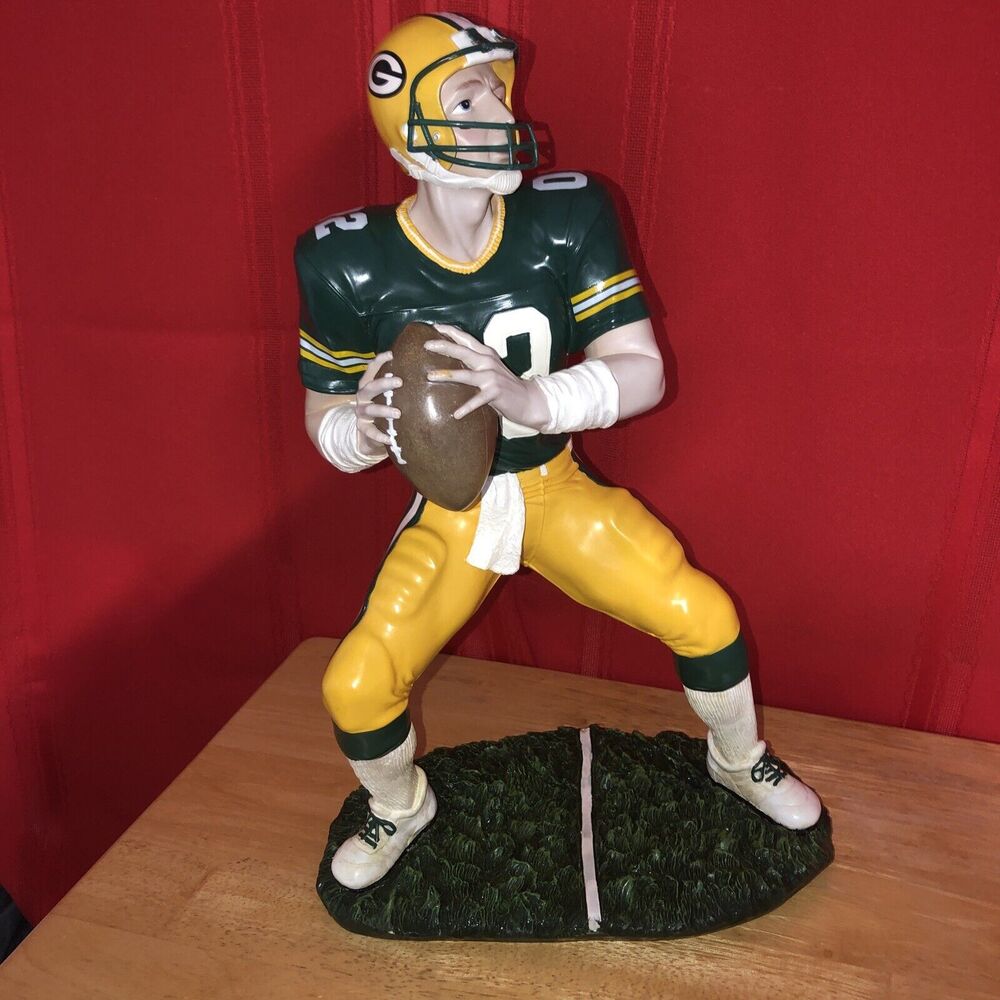 16” Green Bay Packers Statue Team Sports America Excellent Cond Original Box